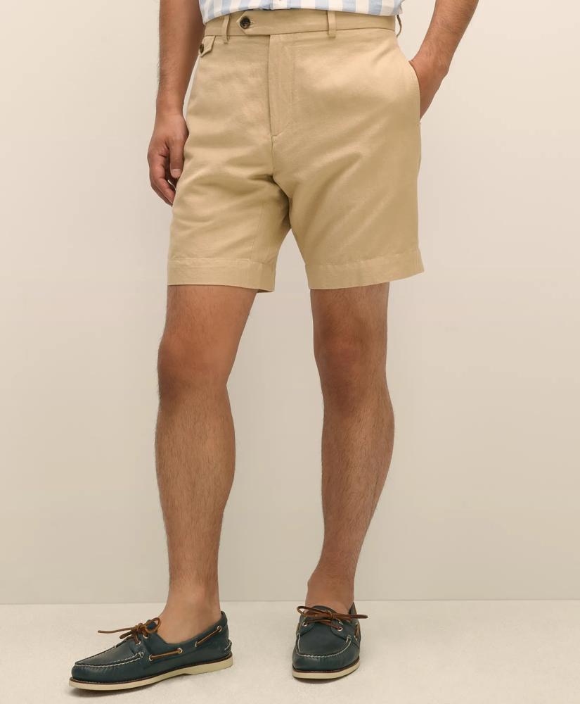 Brooks Brothers 9" Linen Cotton Shorts