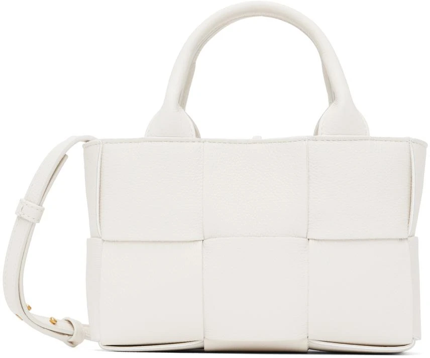 Bottega Veneta White Mini Arco Tote 1
