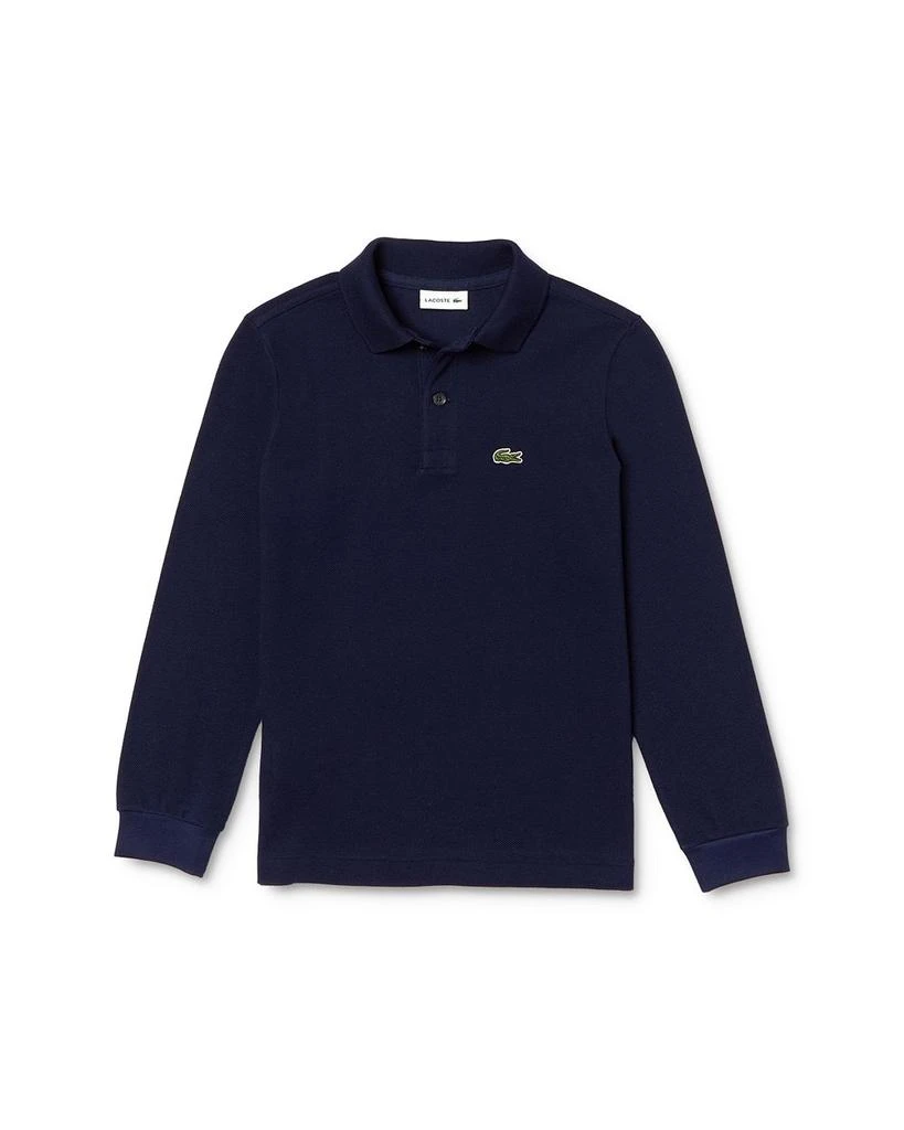 Lacoste Boys' Classic Piqué Long-Sleeve Polo - Little Kid, Big Kid 1