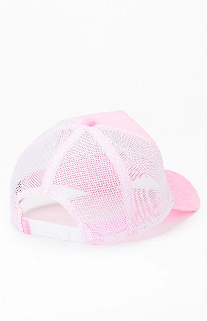 Von Dutch Pink Velvet Trucker Hat 2