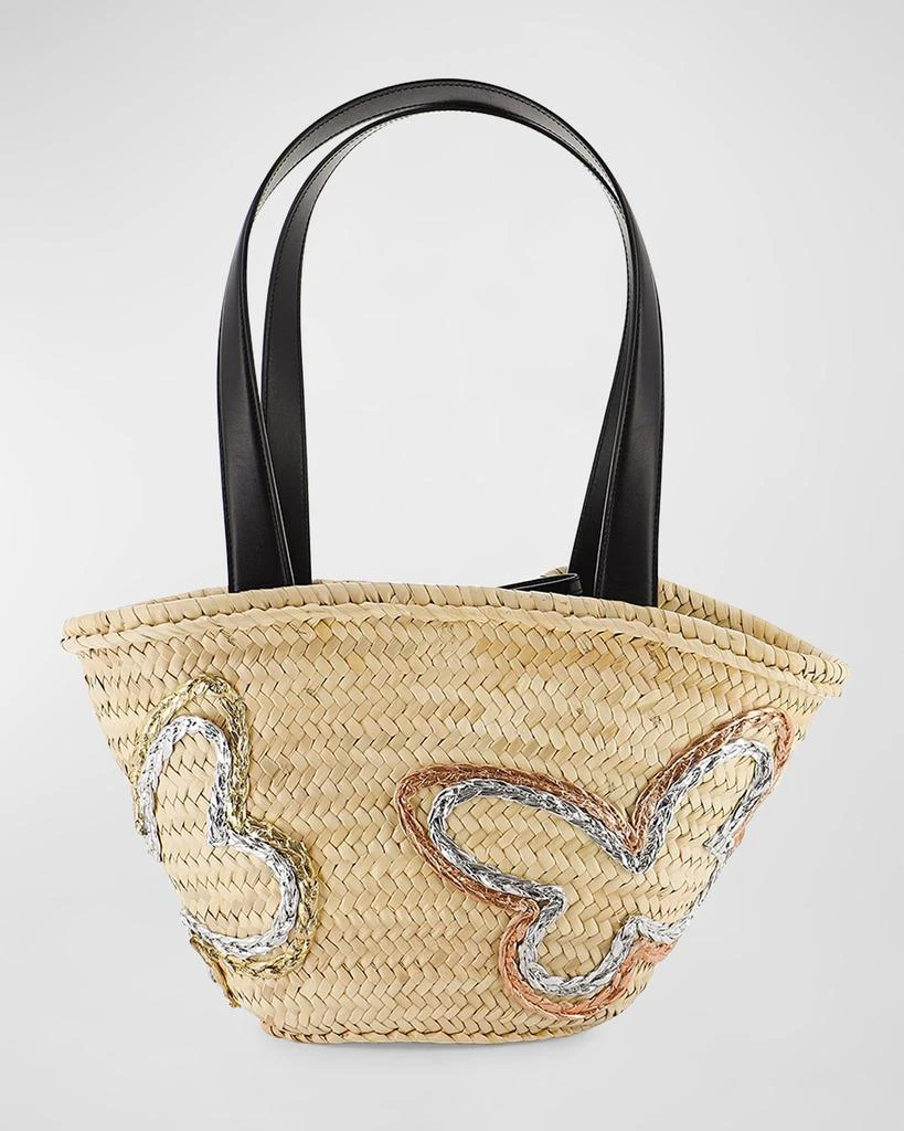 Sophia Webster Taya Raffia Tote Bag 1