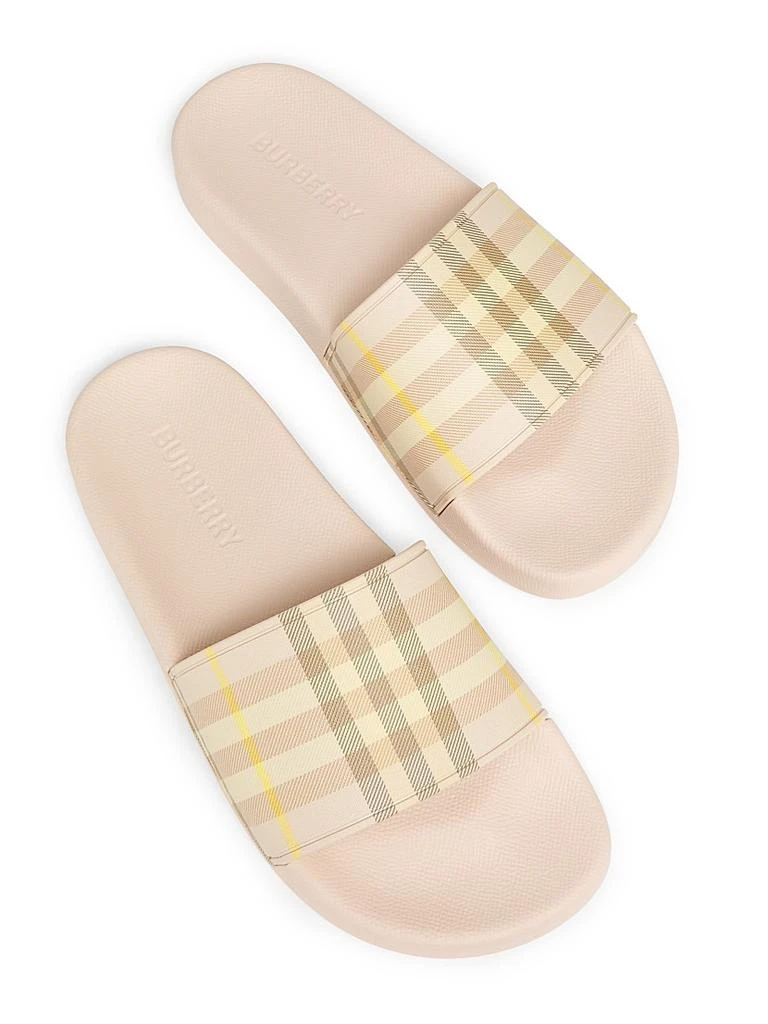 Burberry Check Slide Sandals 4