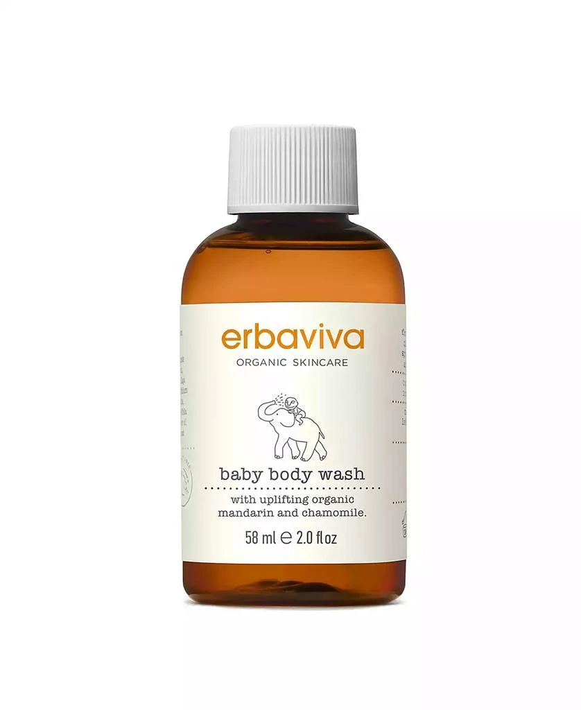 Erbaviva Baby Body Wash Travel, 2 fl oz 1