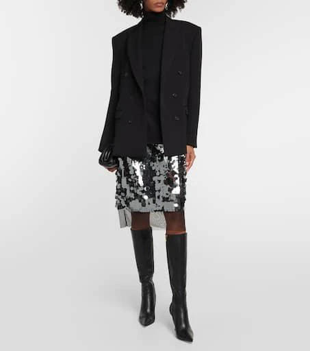 Dorothee Schumacher Sequin-trimmed midi skirt 2