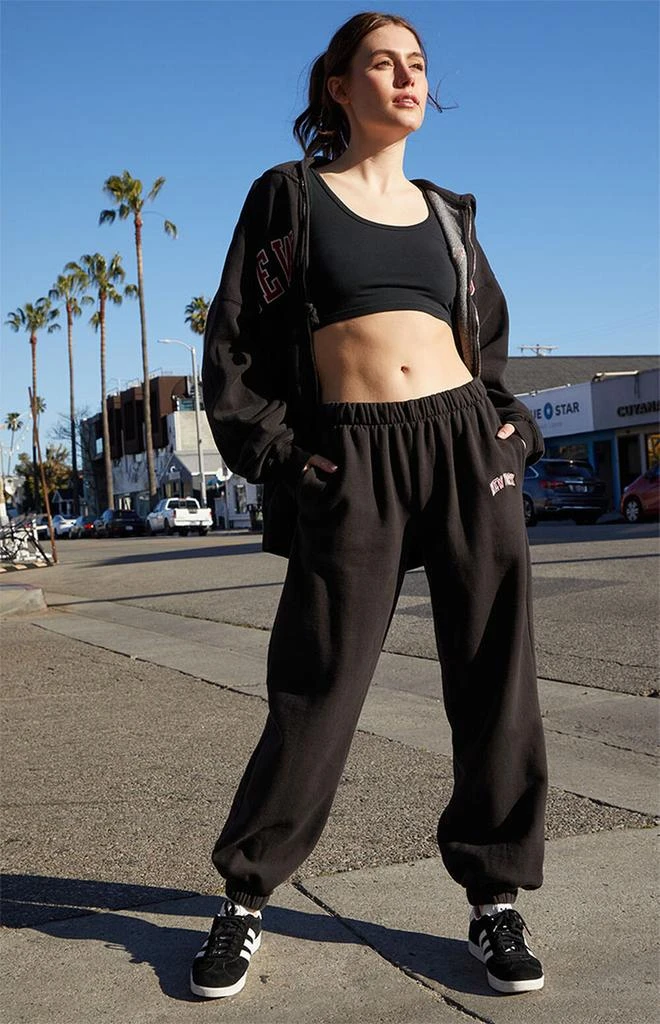 John Galt Black New York Rosa Sweatpants 1
