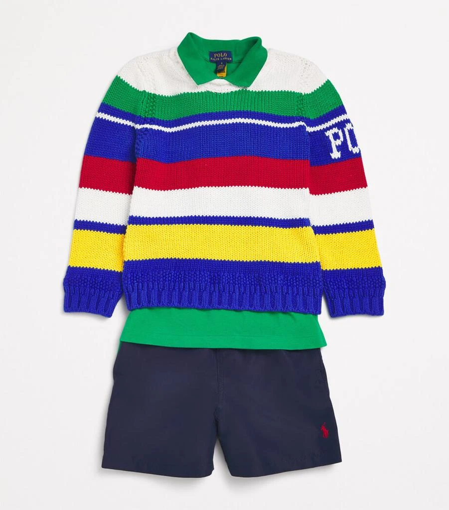 Ralph Lauren Poly Pony Swim Shorts (2-7 Years) 3