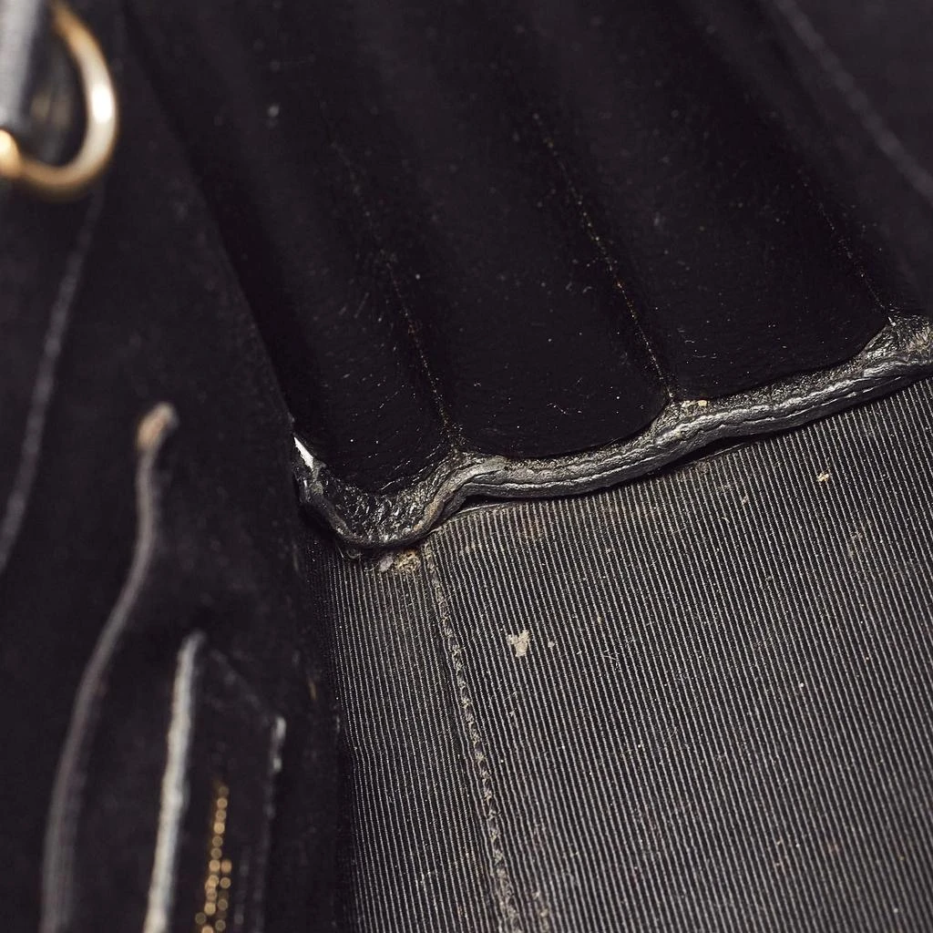 Yves Saint Laurent Saint Laurent Black Leather Nano Classic Sac De Jour Tote 11