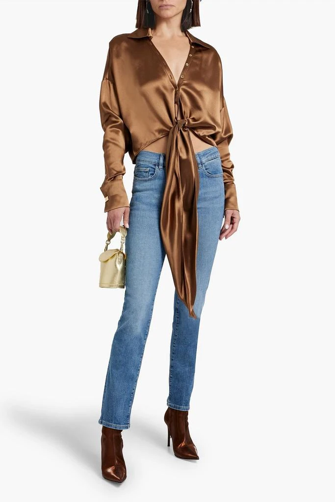 DL1961 Mara faded mid-rise slim-leg jeans 2