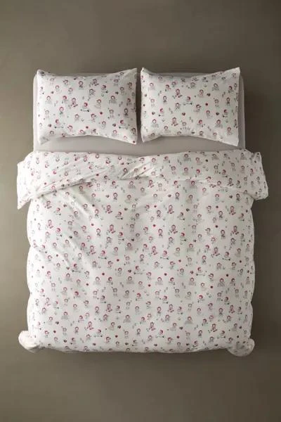 Urban Outfitters Strawberry Cat Core Duvet Cover Set 2