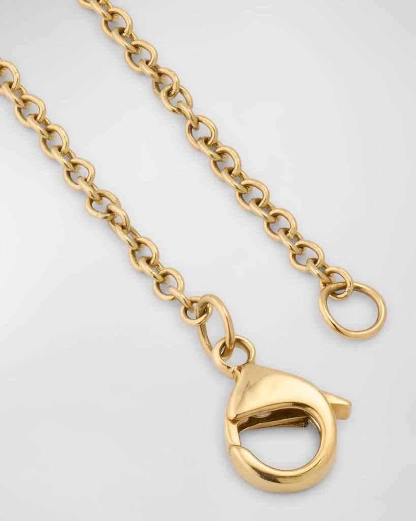 Walters Faith Huxley 18k Yellow Gold Diamond Coil Link Pendant Necklace 4