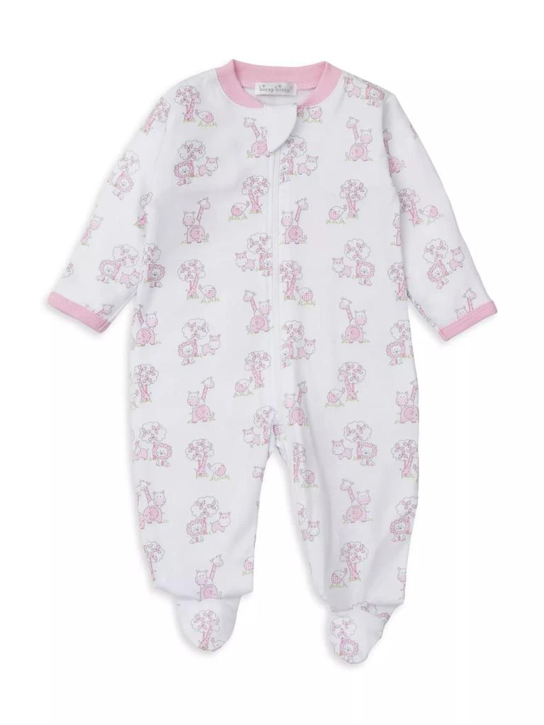 Kissy Kissy Baby Girl's Safari Print Footie 1