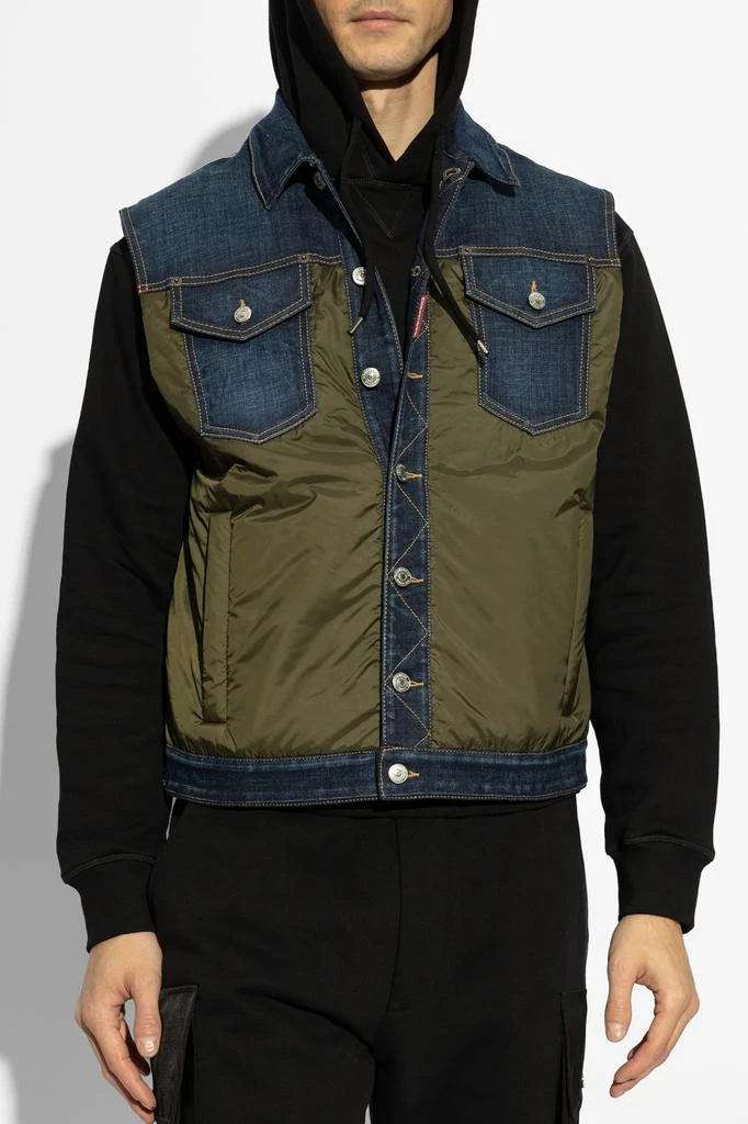 DSQUARED2 Vest made of combined materials 3