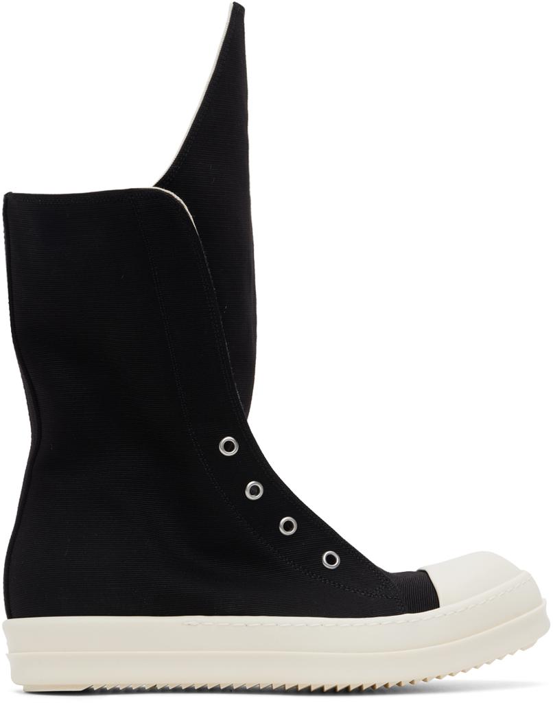Rick Owens DRKSHDW Black Barre Boot Sneakers