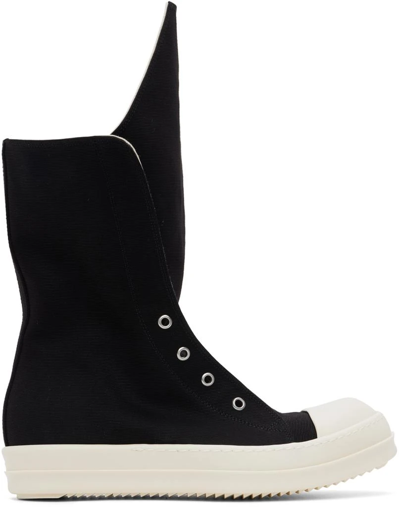 Rick Owens Black Barre Boot Sneakers 1