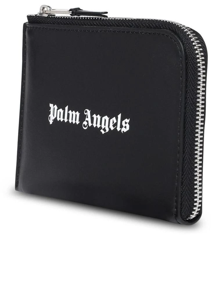 Palm Angels Palm Angels Black Leather Cardholder 2