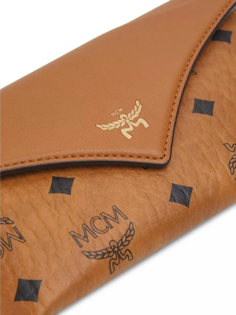MCM Diamond Visetos Monogram Canvas Pouch 6