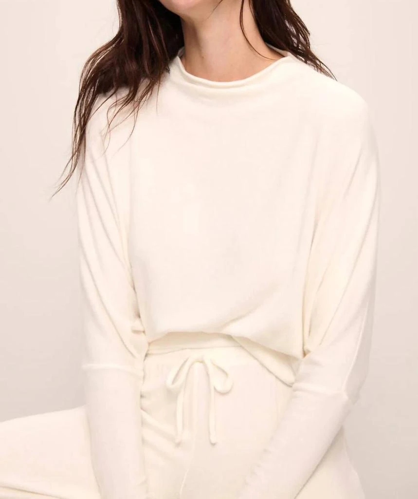 Eberjey Eberjey - Cozy Time Mock Neck Pullover 3