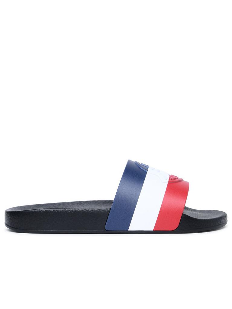 Basile slide sandal in black - Moncler | Mytheresa