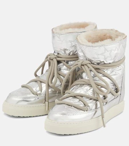 INUIKII Sneaker Star Wedge metallic snow boots 4