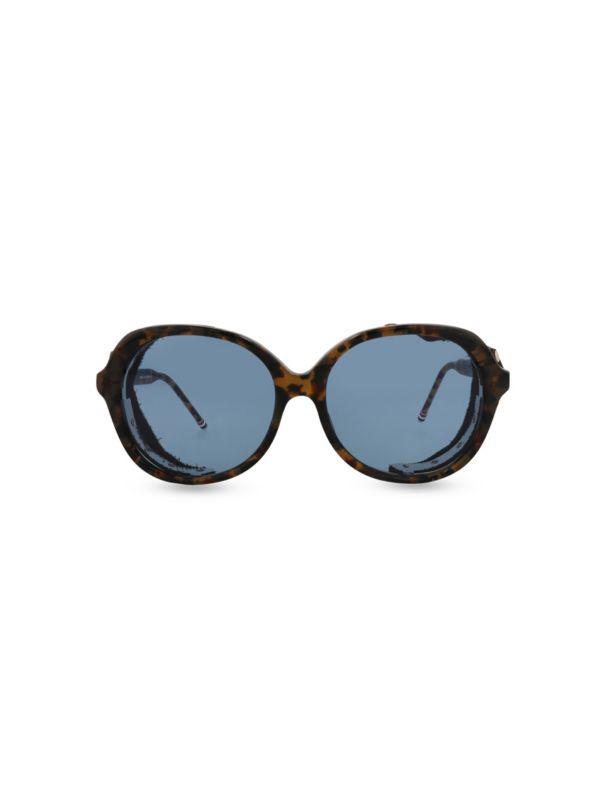 【送料&関税込】Thom Browne Ueo119a-g0001 Glasses - Unisex Titanium Round Eyeglasses | Thom Browne
