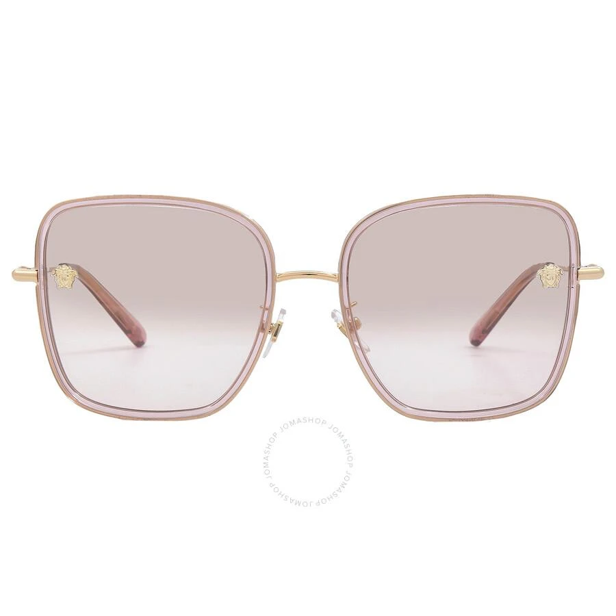 Versace Pink Mirror Gradient Square Ladies Sunglasses VE2247D 14837I 57 1