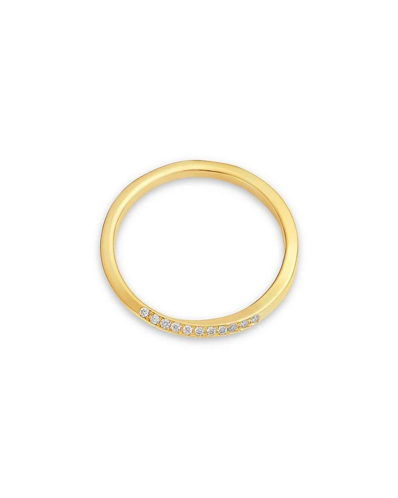 Zoe Chicco 14K Yellow Gold Pavé Diamond Twist Wire Ring 3