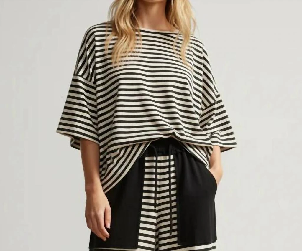 Sewn and Seen Sewn And Seen - Striped Knit Lounge Set 2