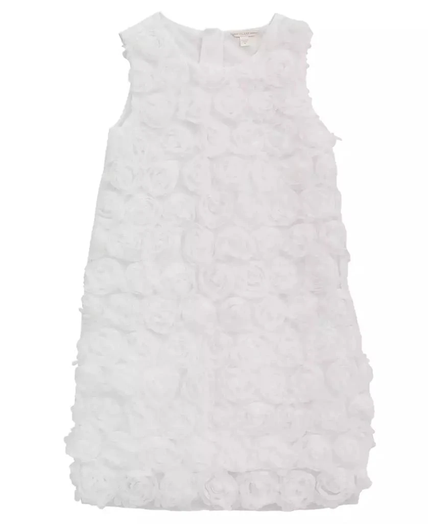 GUESS Big Girls Mesh Rosette Sleeveless Dress 1
