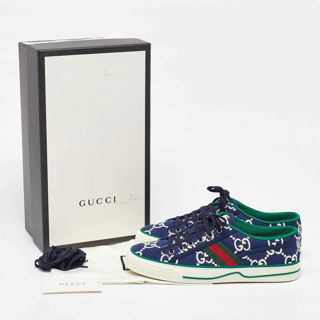 Gucci Gucci Blue Canvas Web Tennis 1977 Sneakers Size 43.5 9