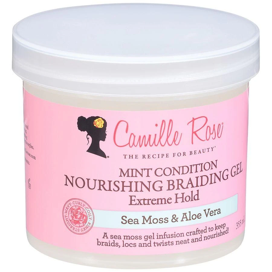 Camille Rose Naturals Mint Condition Nourishing Braiding Gel, Sea Moss 
Aloe Vera 2