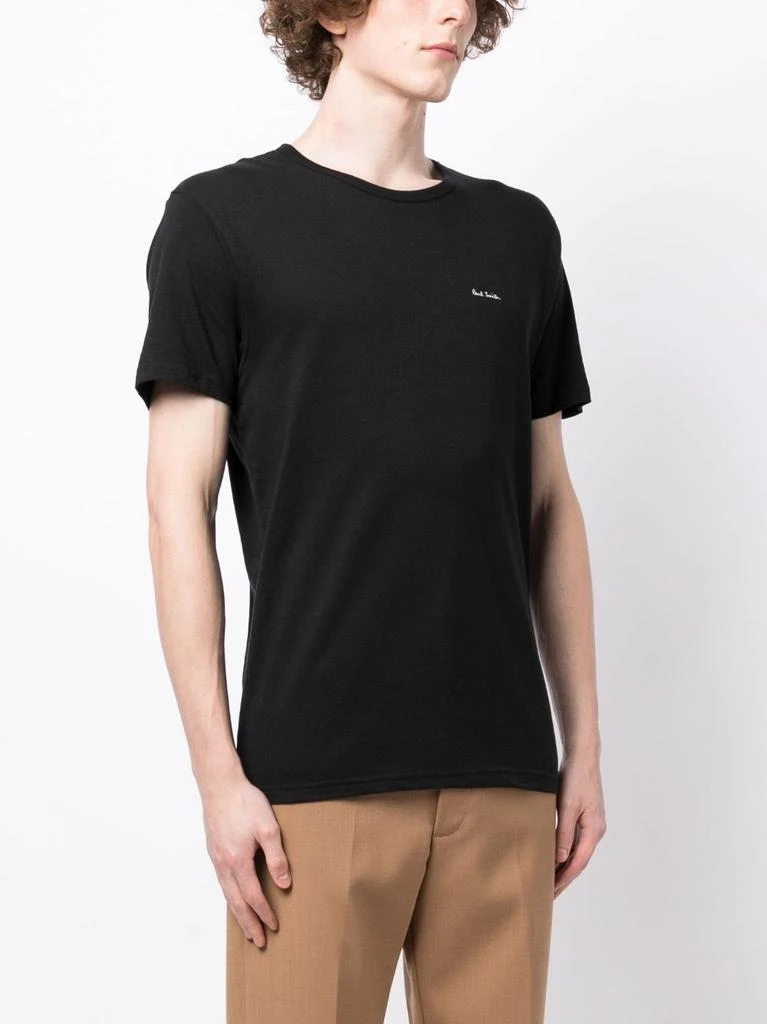 Paul Smith logo-print organic cotton T-shirt (pack of three) 4
