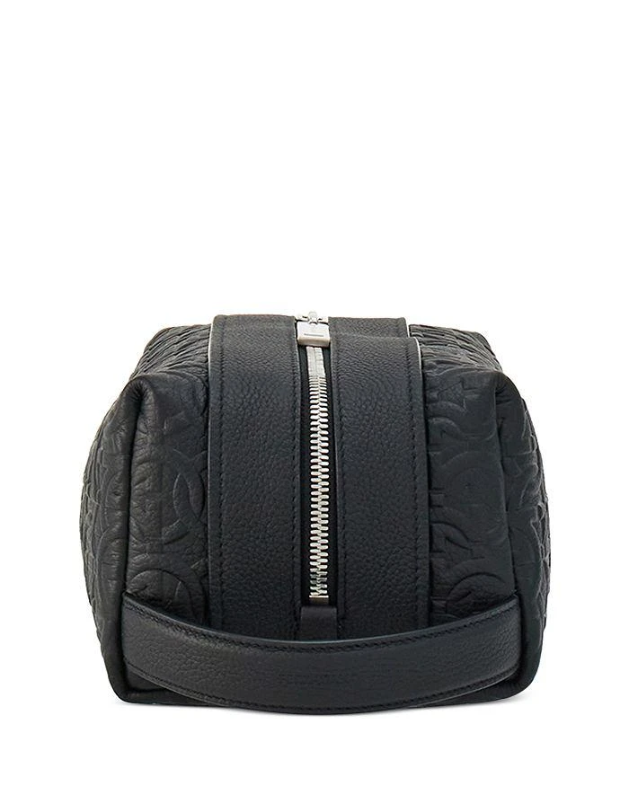 Salvatore Ferragamo Men's Embossed Leather Dopp Kit 3