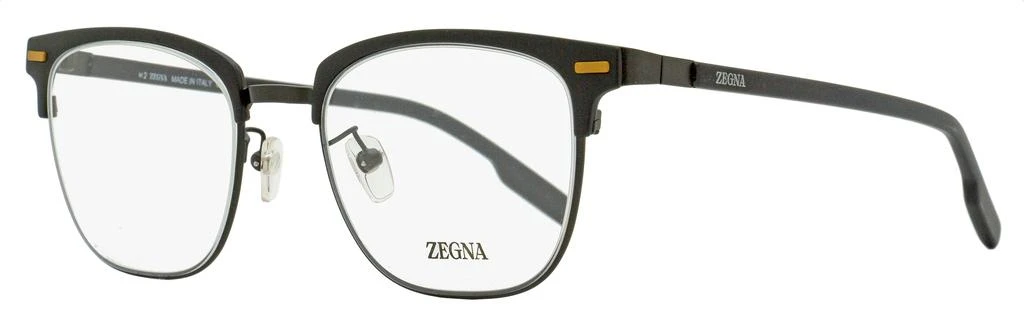 Zegna Men
s Browline Leggerissimo Eyeglasses EZ5250-H 002 Matte Black 52mm