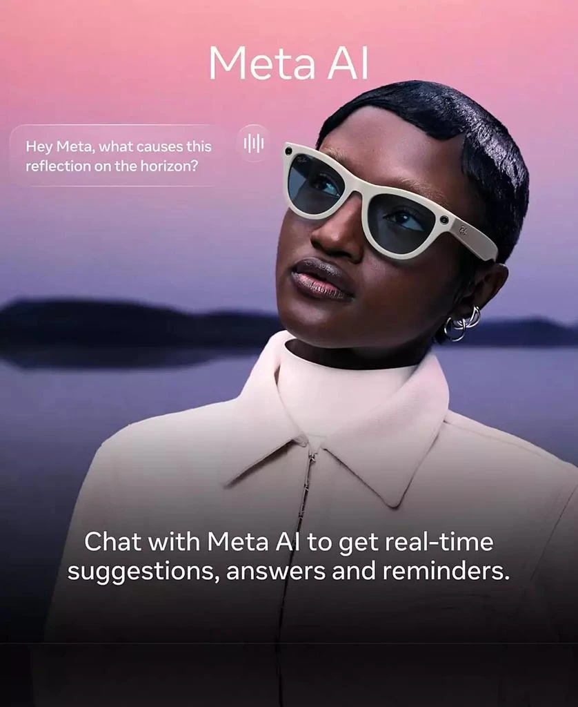 Ray-Ban Unisex Polarized AI Glasses, Meta Wayfarer RW4012 - GEN 2 7