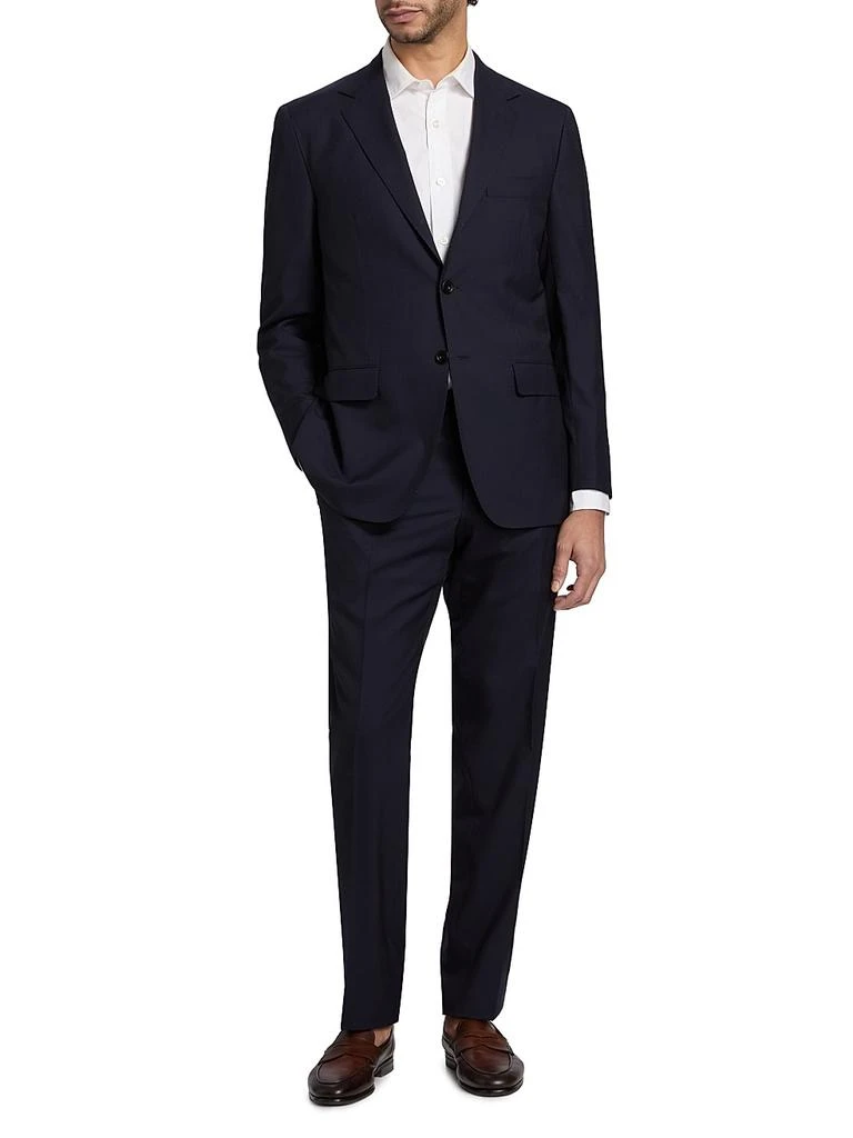 Sartorio Napoli Solid Wool Single-Breasted Suit 2