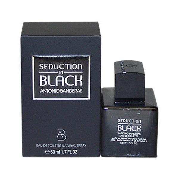 Antonio Banderas Seduction In Black for Men Eau de Toilette Spray 1.7 oz