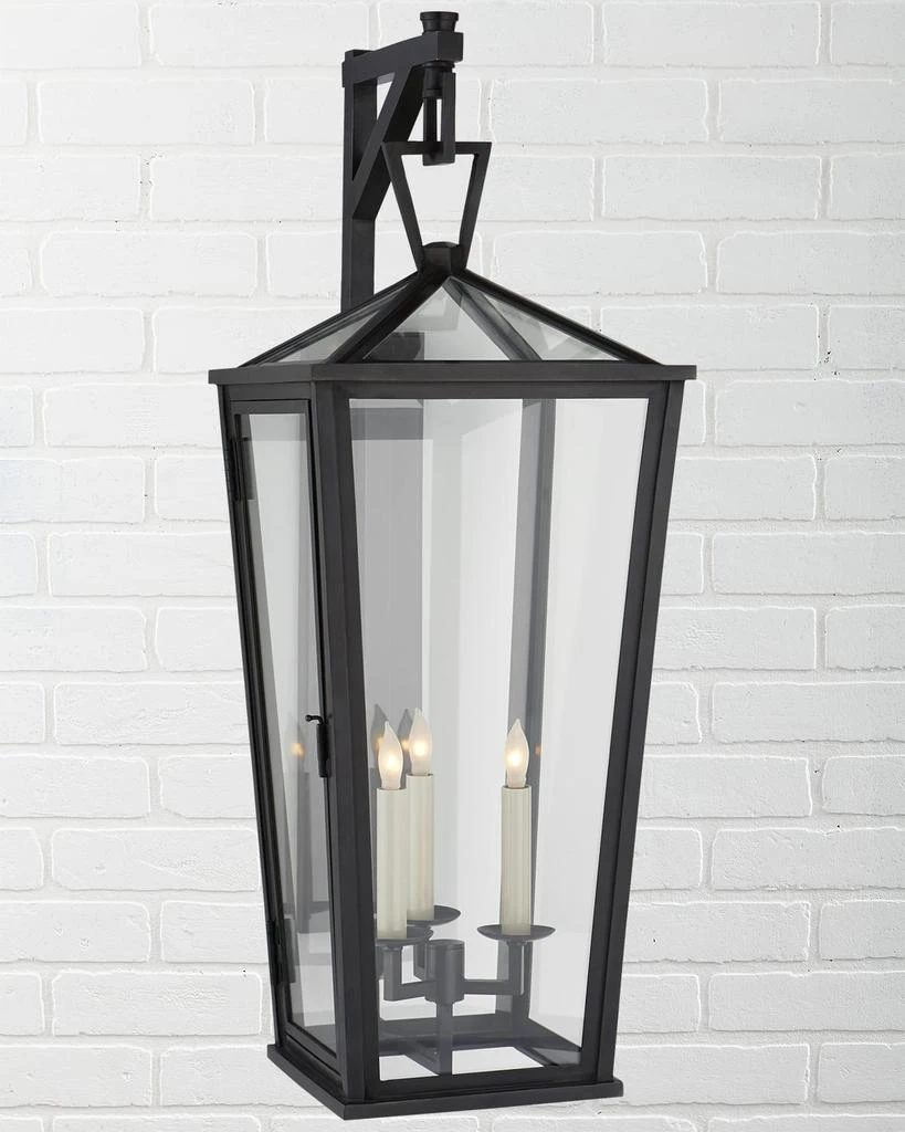 Chapman & Myers Darlana Large Tall Bracketed Wall Lantern By Chapman & Myers 1