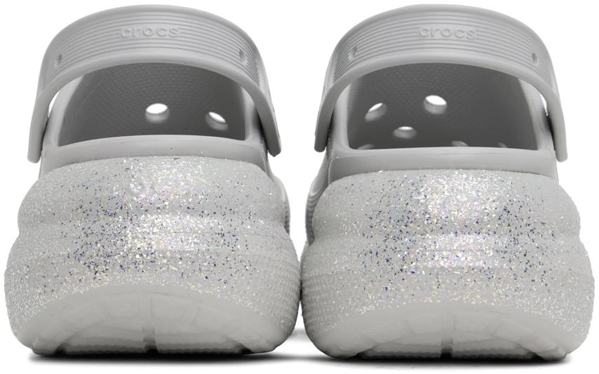 Crocs Off-White Crush Glitter Clogs 2