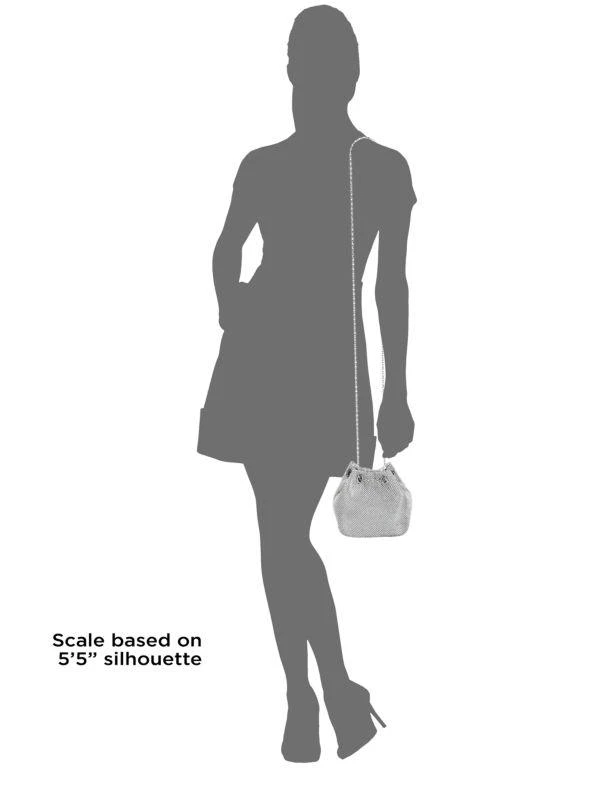 La Regale Crystal Drawstring Crossbody Bag 3