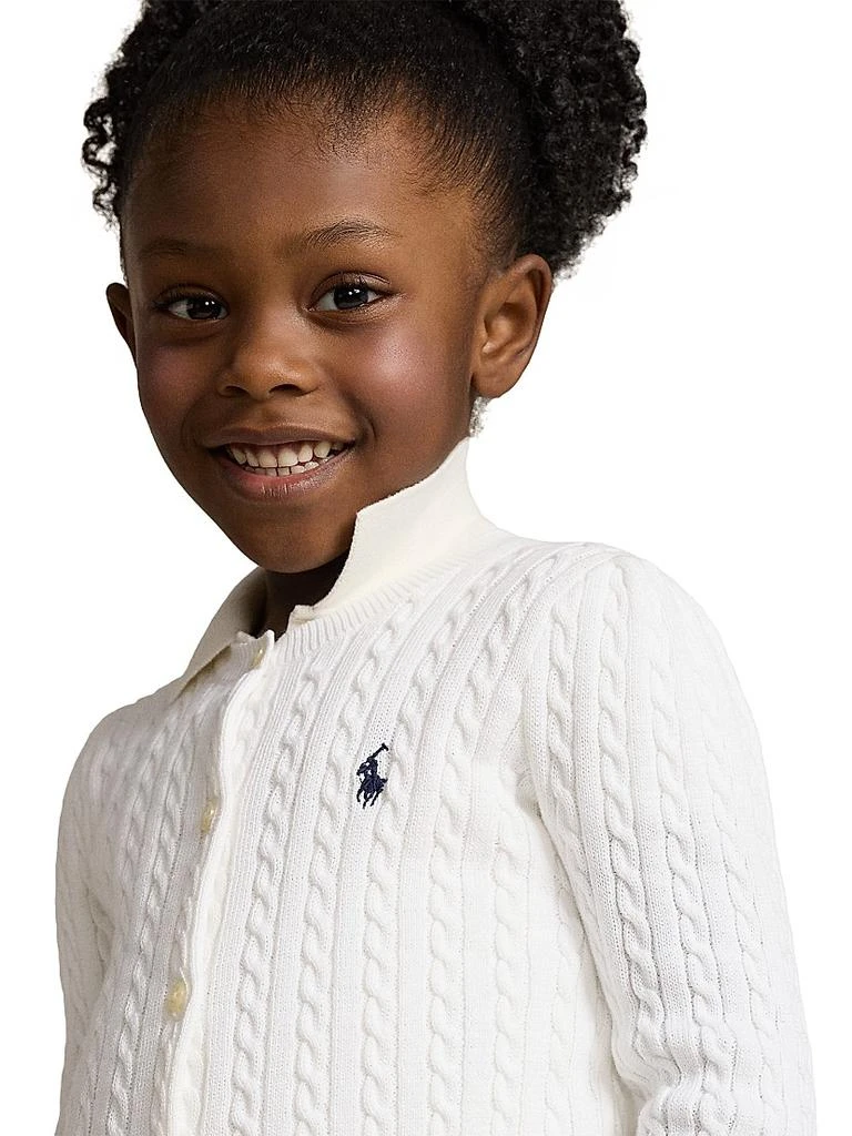 Ralph Lauren Little Girl's & Girl's Cotton Cable-Knit Sweater 6