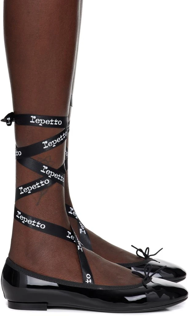 Repetto Black Cendrillon Ballerina Flats 1