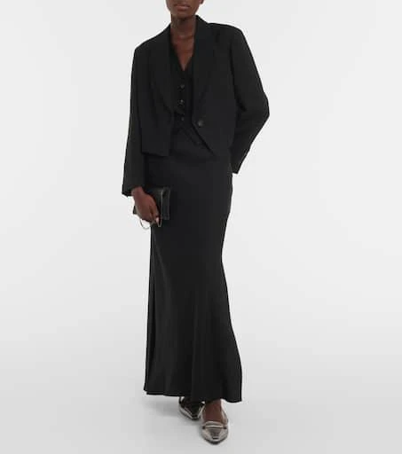 Brunello Cucinelli Metallic leather slingback flats 2