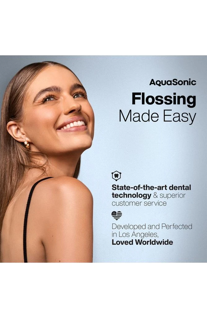 AquaSonic Elite White Flosser 6