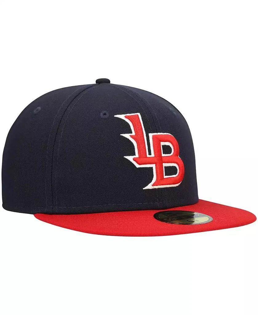 New Era Men's Navy Louisville Bats Authentic Collection Team Alternate 59FIFTY Fitted Hat 5