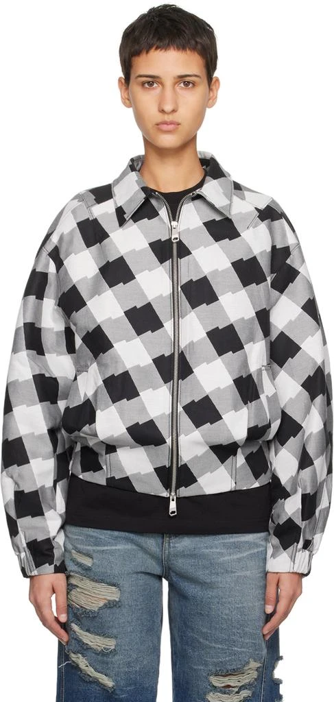 ADER error White Check Jacket 1