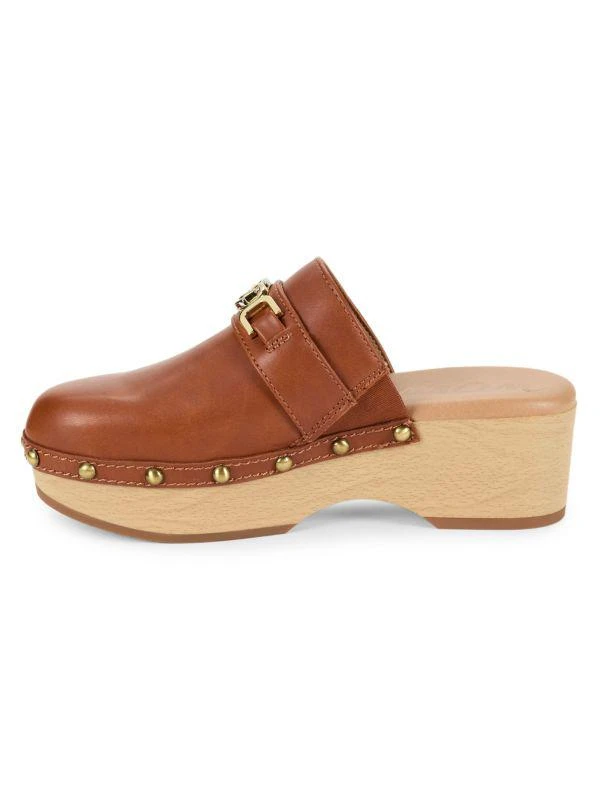 Sam Edelman Kaye Studded Faux Leather Platform Mules 4