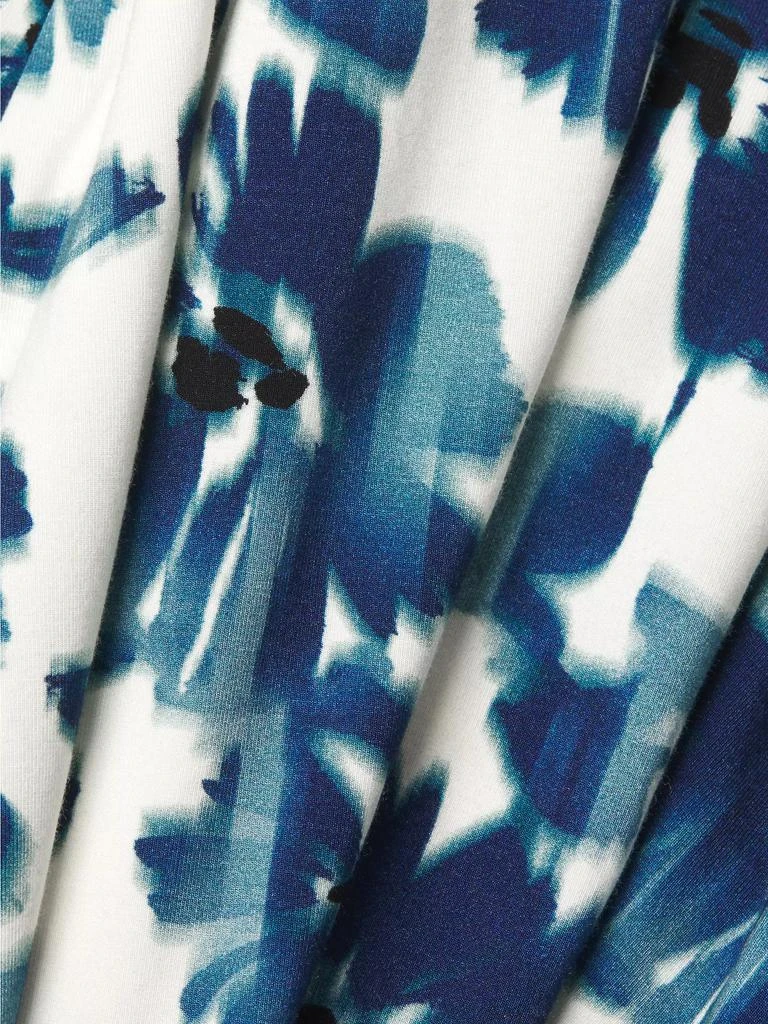 Nom Maternity Cheri Floral Ikat-Inspired Maternity Midi-Dress 6