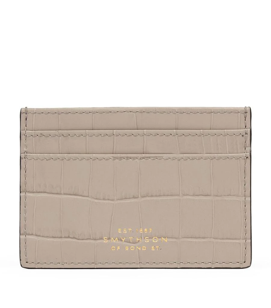 SMYTHSON Leather Mara Flat Card Holder 1
