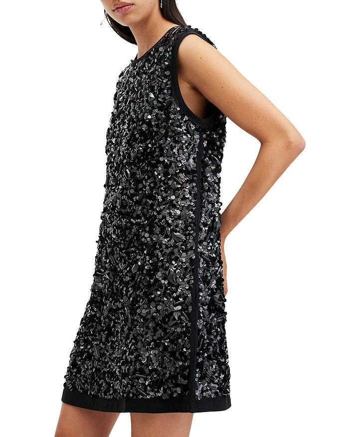 ALL SAINTS Ilia Bead Embellished Mini Dress 4