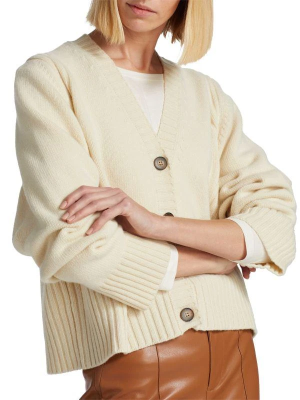 Saks Fifth Avenue COLLECTION Merino Wool Cardigan 4